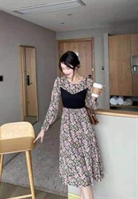 雪纺连衣裙必选，女装连衣裙，阿爆