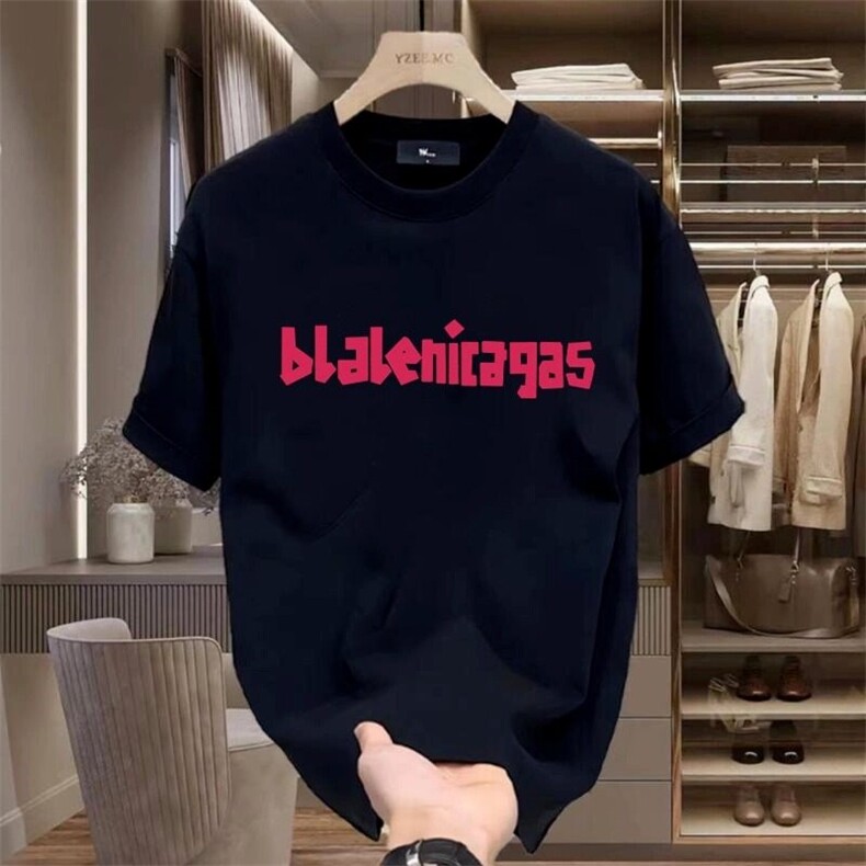 短袖t恤男士夏季2025新款美式重磅设计感印花潮流宽松休闲男，男装T恤，星座218-1（原230）