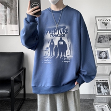 8XL圆领卫衣男超大码胖子肥佬大号长袖t恤S6374-P28，男装卫衣，电商A040