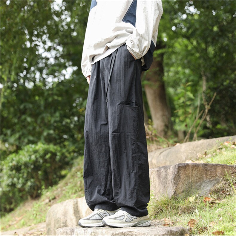 山系直筒防水登山长裤工装裤高街潮牌宽松休闲裤男K7414-P37,男装休闲裤,星座512-3