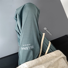 XZ616秋季新款双层网眼冰丝篮球长裤TY933P35控48，男装休闲裤，星座512A（原616）