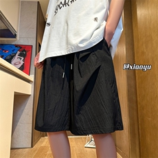 XZ616夏季新款伞兵裤褶皱设计感冰丝速干短裤TY2496特P23控48，男装牛仔裤，星座512A（原616）