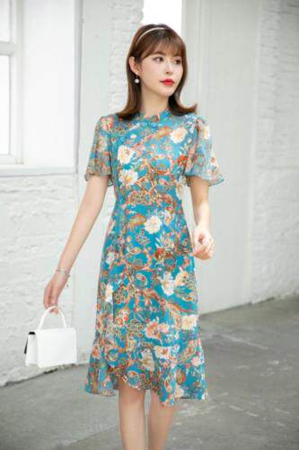 现货夏季旗袍连衣裙，女装婚纱/旗袍/礼服，爽靓爽