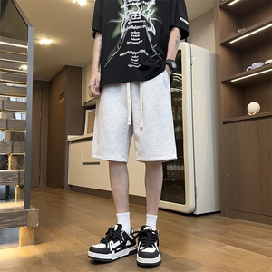 港风休闲裤高街五分裤宽松直通短裤DK125 P28图片