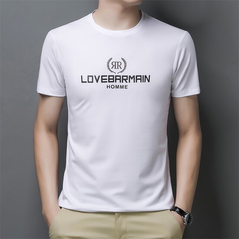 2023新款中年爸爸夏装短袖t恤polo衫上衣服夏季薄款商务休闲男装,男装T恤,电商B212（原钱塘6029）
