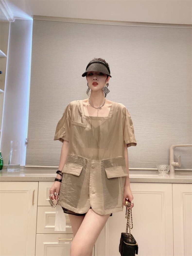 拼接上衣ＭL，其它，可纳奇