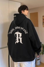供抖音丶重磅高品棉350克排扣连帽R卫衣LW6073-特p58控78，男装卫衣，星座508（原C305）