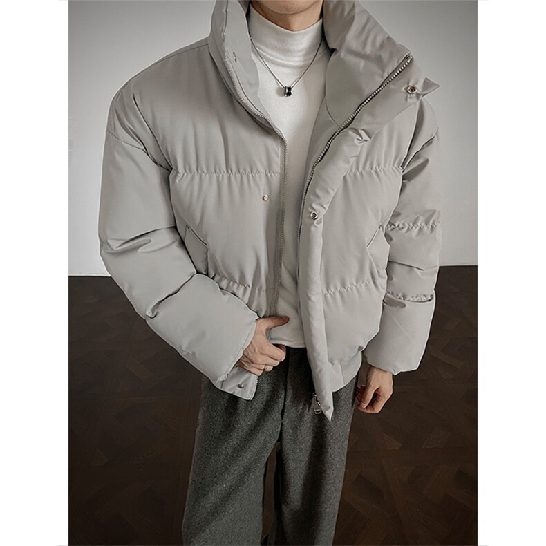 支持二开冬装加棉加厚立领棉服男女棉衣外套光板面包服M816-P70,男装棉衣,电商A441