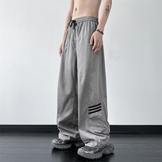 B221美式ins街头hiphop休闲情侣宽松运动裤子LK23117-P60控78，男装休闲裤，电商B221