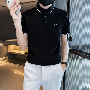 2024工艺款短袖T恤轻奢翻领短袖时尚Polo衫T0269-P55图片