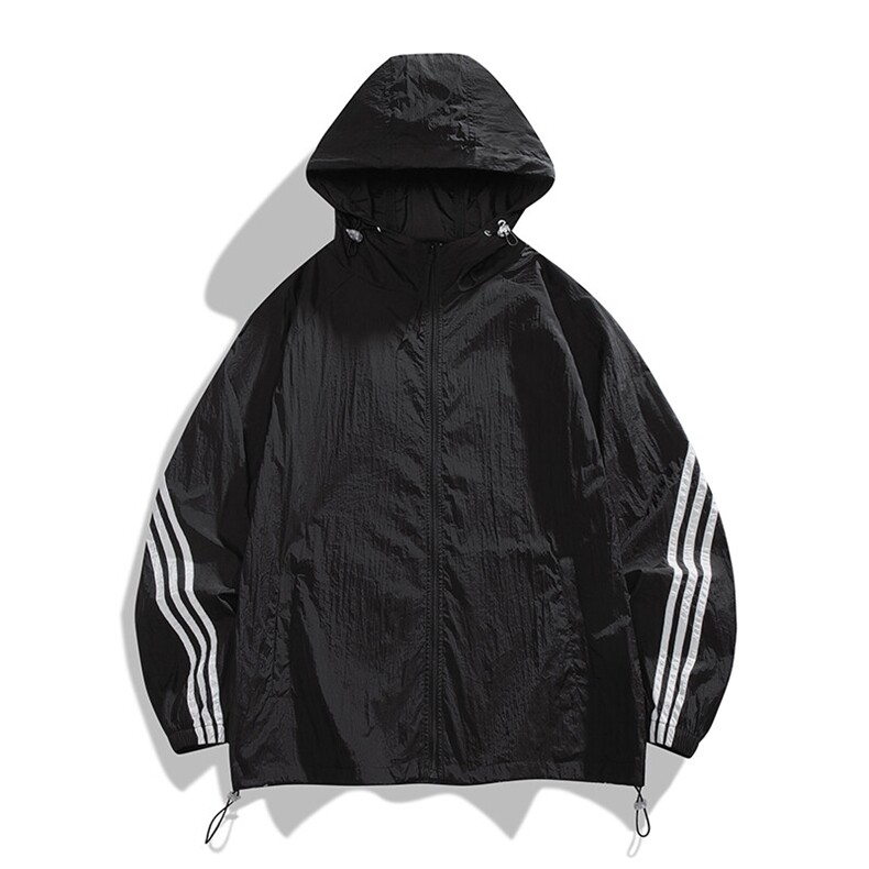 夏季中性风高品质50D尼龙皱时尚纯色防晒衣DSA157B-F7733-P55,男装防晒衣,电商A157B