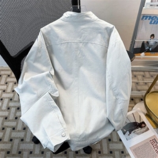 美式复古vintage水洗牛仔外套男女立领工装情侣夹克JK8968-p75，男装夹克，星座1008