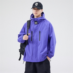 秋季现货户外夹克男连帽冲锋衣外套DSA157B-JK7812-P68图片