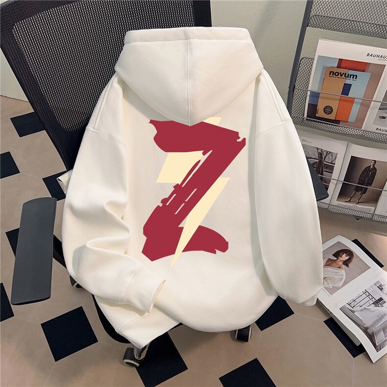 5470-P50美式高街纯棉华棉复合休闲卫衣薄款/加绒,女装卫衣/绒衫,星座617A-2