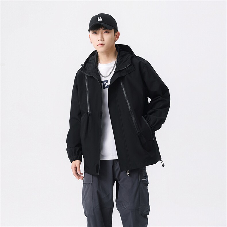 冲锋衣外套潮牌痞帅炸街男秋冬小众日系防水山系夹克JK880-P50,男装夹克,星座308B-2