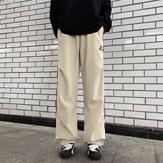日系长裤拉链时尚新款文艺青春流行休闲裤男潮流，男装休闲裤，星座716-4