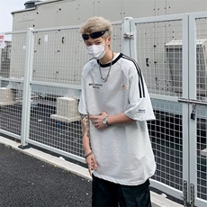 2025夏新款文艺ins简约新款时尚短袖T恤T137P38，男装T恤，星座1108