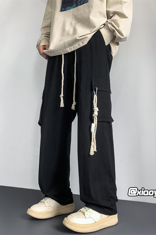 XZ616秋季新款工装裤口袋麻绳装饰休闲裤TY929M-5XLP45控58,男装休闲裤,星座512A（原616）