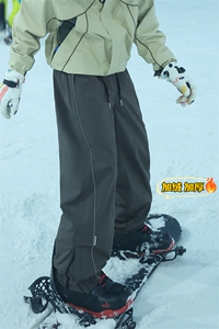 单板双板加厚防水防风防污溅束脚滑雪裤男HK5164J加绒-P85控128图片