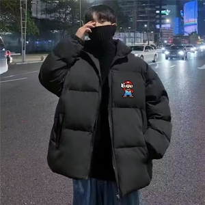 新款棉衣男冬季加厚棉袄外套青少年宽松立领潮牌面包服TT1062 P62图片