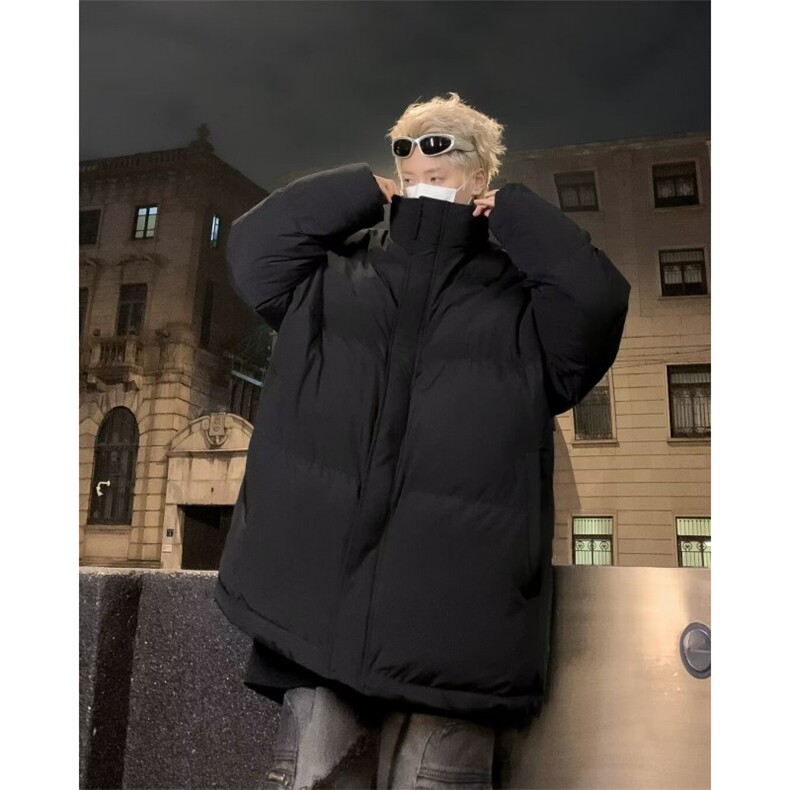 棉服男冬季美式复古连帽棉衣外套加绒加厚连帽棉袄潮丝棉M223/P98,男装棉衣,星座506