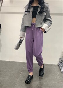 春季新款休闲卫裤,女装休闲裤,月光水岸