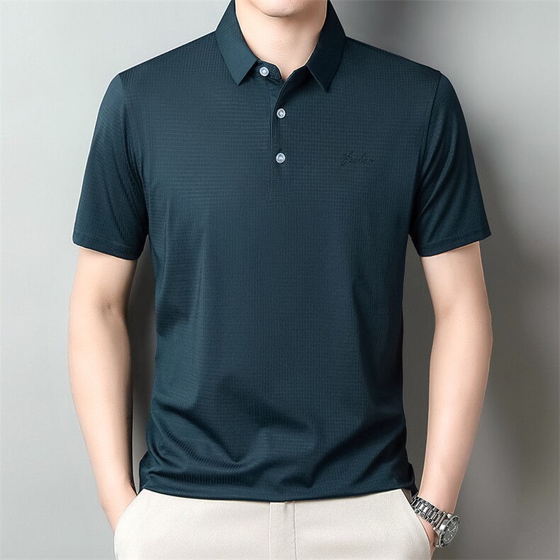 ZG1365男式2023年夏季新款T恤男短袖商务时尚休闲体恤男装P63,男装T恤,电商B360