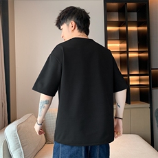 男夏季宽松休闲百搭T恤T6883小码P22大码P25，男装T恤，星座914