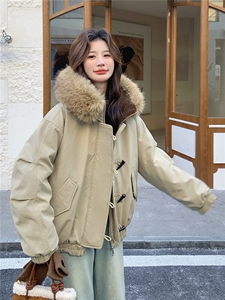 2025冬装新款连帽保暖羽绒服7329-P305-K428图片