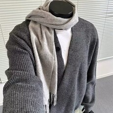 新中式斜门襟针织衫道袍毛衣男秋季慵懒高级感老钱风穿搭开衫外套，男装针织衫/毛衣，星座506A