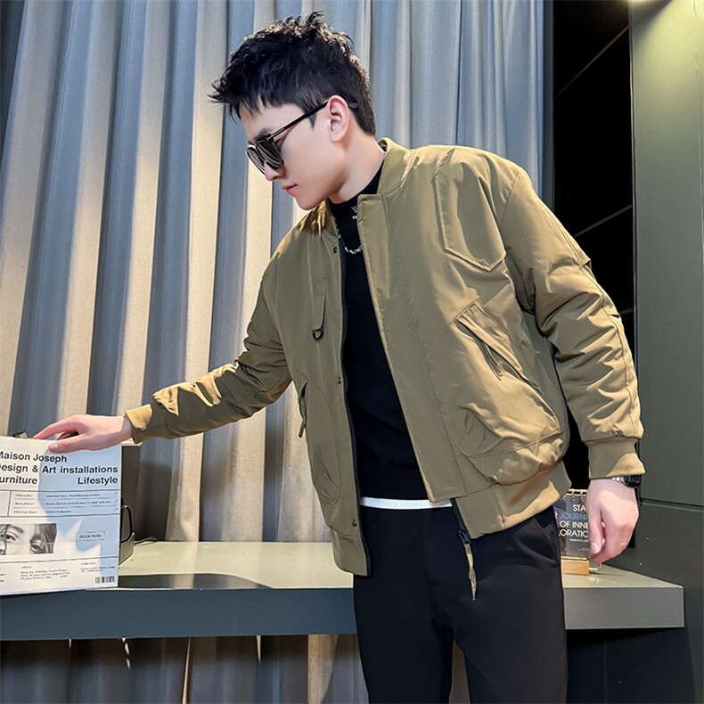 秋冬夹克男时尚店主小伙风潮潮流男外套JK2408常规P78控128图片