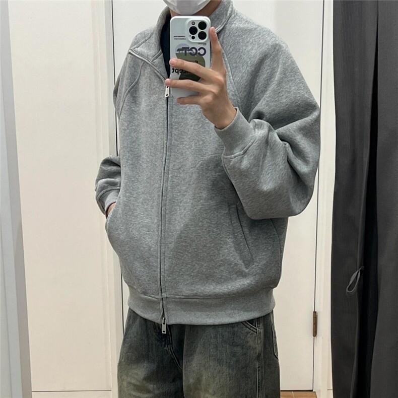 立领休闲夹克外套开衫上衣D328-JK29-特P48,男装夹克,电商D328