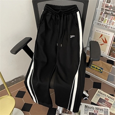 2024春季新款卫裤直筒宽松百搭休闲运动裤男街头现货K7740-P42，男装休闲裤，星座512-3