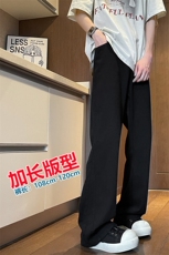 加长版裤子男高个子185cm110牛仔裤微喇直筒休闲KZ002P55加绒P65，男装牛仔裤，电商B312