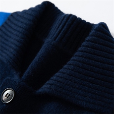 2025年秋季新款七针双股加厚撞色针织男士羊绒开衫时尚休闲通勤，男装羊绒开衫，星纬羊绒