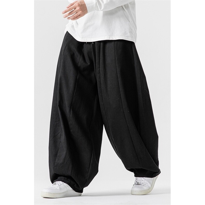 秋冬新款大码日系工装裤休闲裤宽松垂感阔腿裤风潮K269/P65,男装工装外套,钱塘713