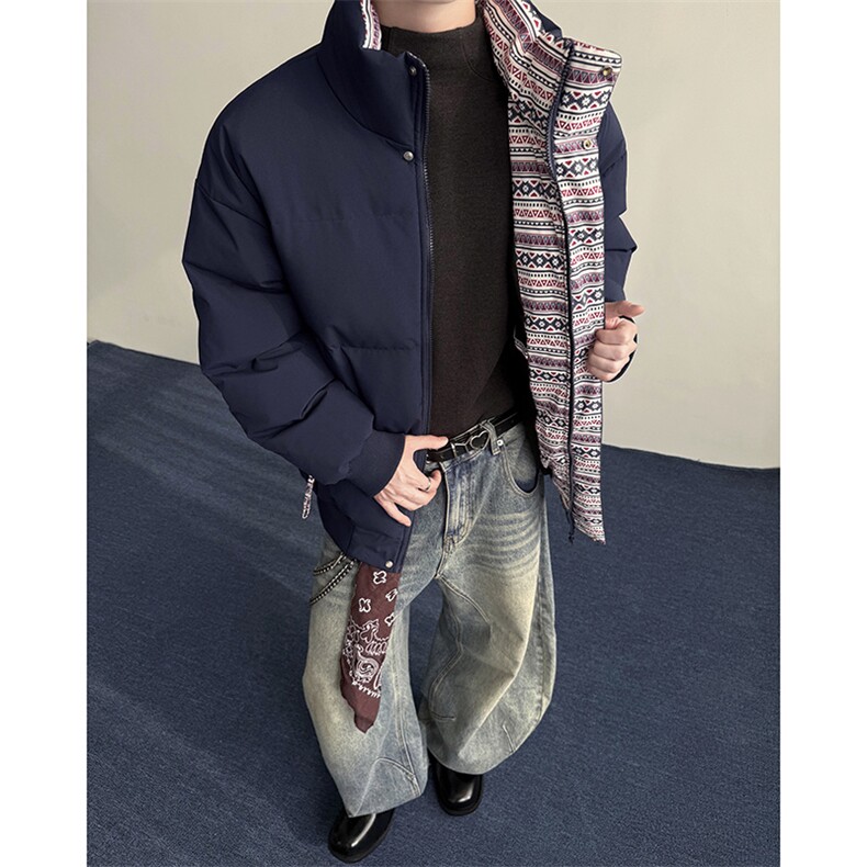 深度库存棉衣男宽松面包服立领加厚棉袄DSA157B-M8832-TP73,男装棉衣,电商A157B