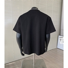 DX431HH-P35cleanfit美式复古拼接短袖t恤男高级感痞帅重磅半袖，男装T恤，星座1007（原301D）