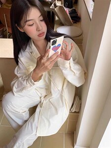 2022秋季新款质感高级感宽松衬衫,女装衬衫,L·H·X