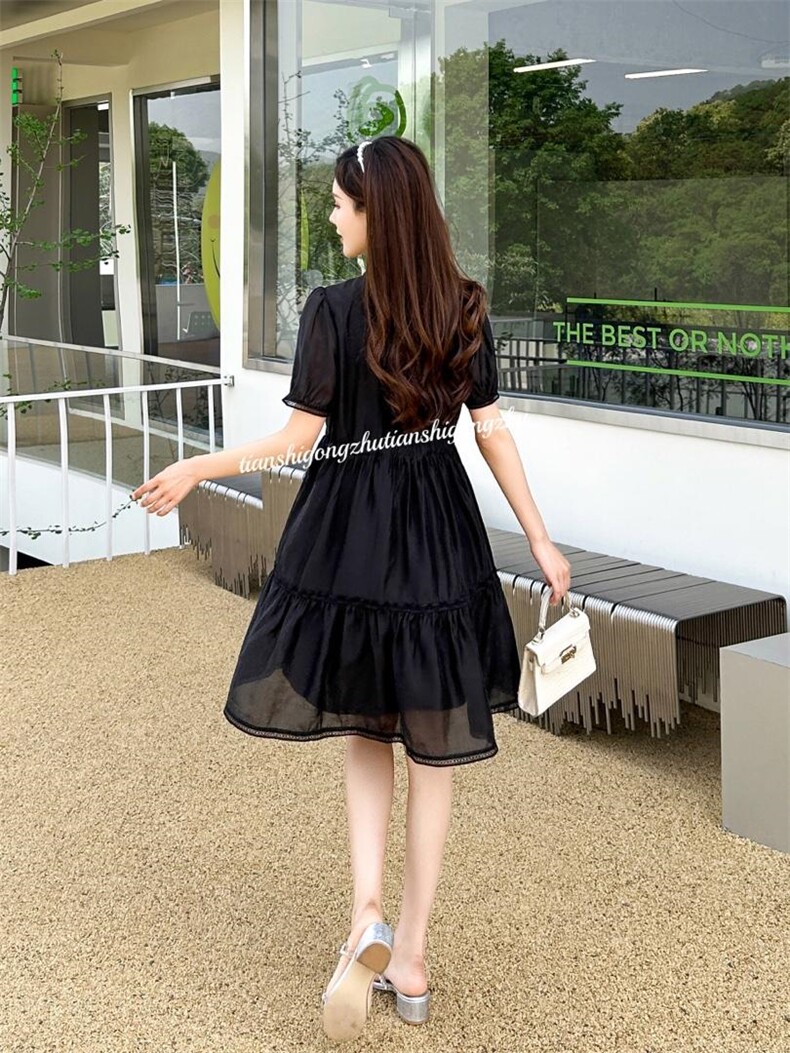 重工刺绣订珠系列连衣裙爆热卖中，女装连衣裙，天使公主