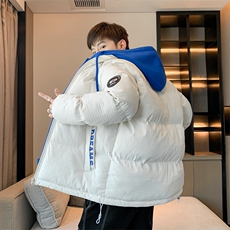 假两件棉服男士2024年新款青少年加厚棉衣服冬装外套M0778-P120，男装棉衣，星座308B-2
