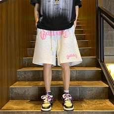 黑色短裤男款运动篮球休闲五分裤高街ins潮流宽松大裤衩沙滩裤夏，男装休闲裤，四季星座218-1