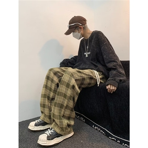 格子裤男新款青少年时尚休闲裤 G848 P45图片