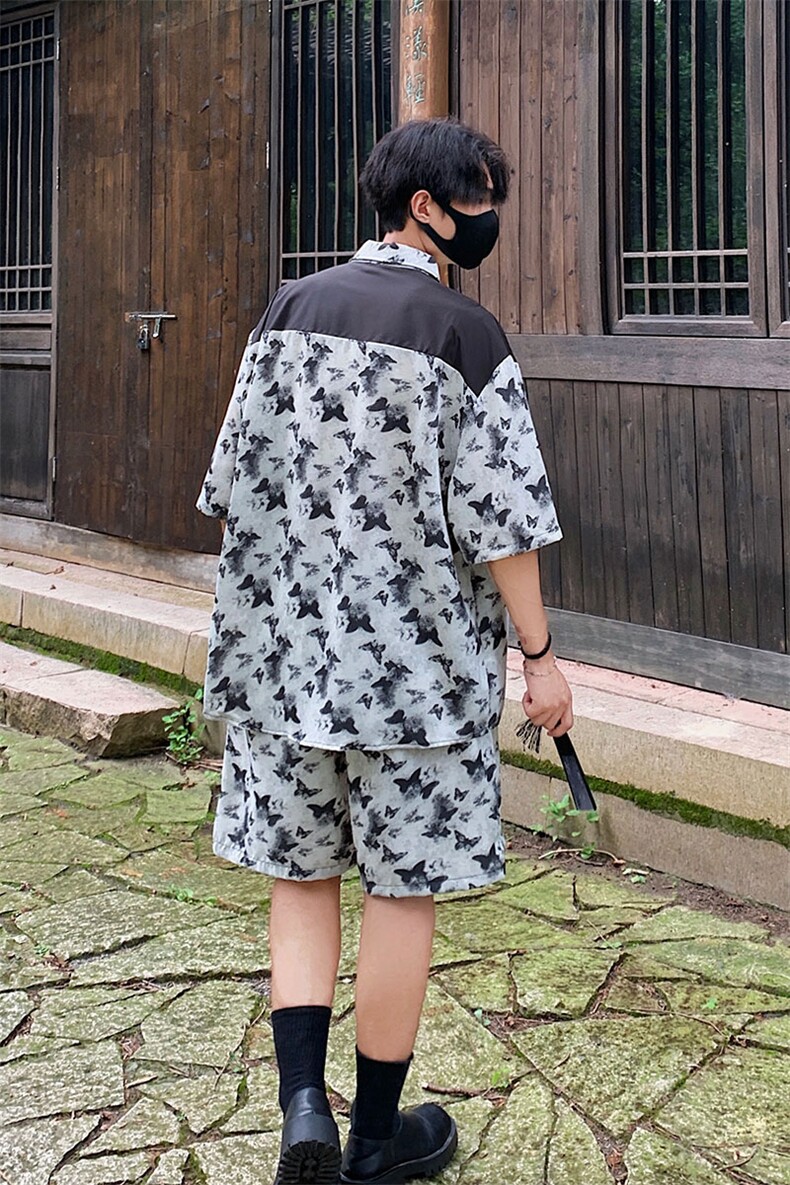 新中式套装TZ77797特P51衬衫CS77798特P33DK77055特P18套装控108,男装衬衫,星座226-1