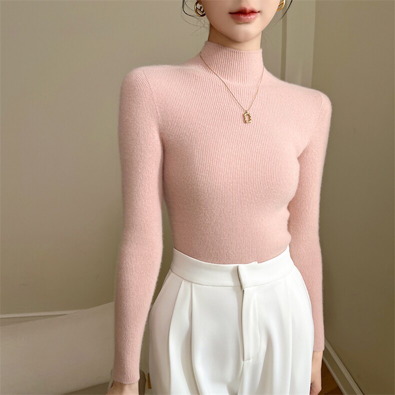 2025年秋季时尚百搭通勤简约休闲羊绒套衫，女装羊绒衫，玖雪绒羊绒