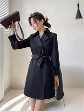 [现货]秋季休闲风衣，女装风衣，德尔菲娜