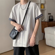 C524P43夏装男生休闲简单百搭短袖T男装上衣日系潮男，男装T恤，星座512-6