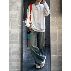 美式复古设计水洗做旧牛仔裤ZK0253-P55，男装牛仔裤，星座313A(原308A-2)