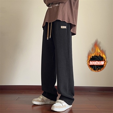加厚雪尼尔加绒银狐绒休闲裤男大码运动裤K1248J加绒-特P50控98，女装休闲裤，电商A001