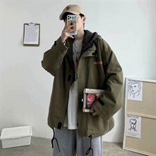 外套男韩版潮牌炸街ins港风痞帅宽松男生夹克春秋帅气潮WT15-P75图片